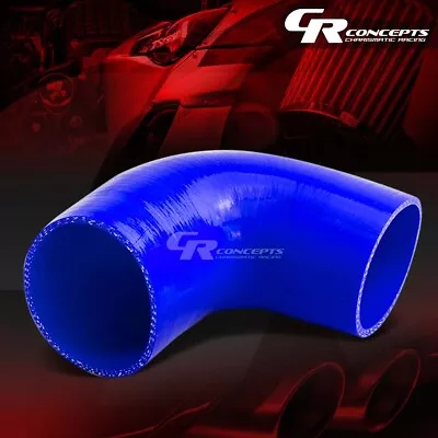 2.5 -3.0 90 Degree Reducer 4-ply Blue Silicone Hose Intake/intercooler Coupler • $11.38