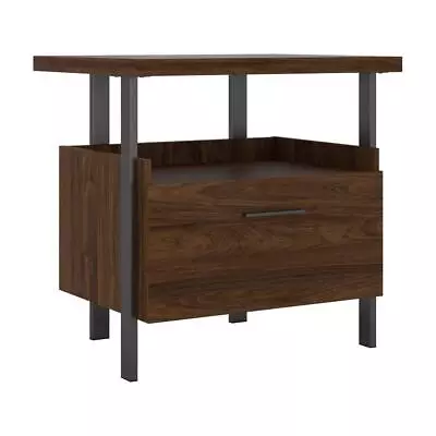 Architect 1 Drawer Lateral File Cabinet In Modern Walnut • $130.97