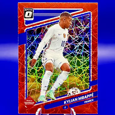 Kylian Mbappe 2021-22 Panini Donruss Optic Road To World Cup Red Velocity #60 • $27.25