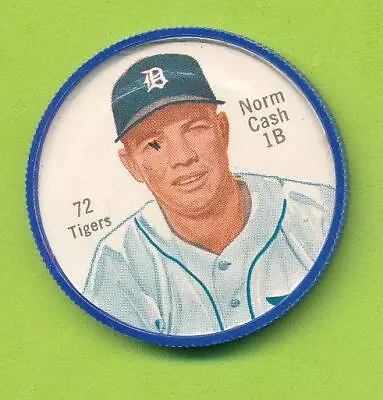 1962 Salada Tea Junket Desserts Coin - Norm Cash (#72)  Detroit Tigers • $7.50