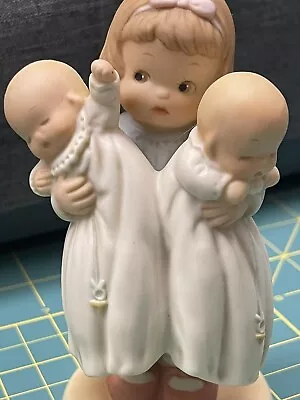 Memories Of Yesterday FIGURINE  Whoever Told Mom To Order Twins ENESCO 1990 • $35