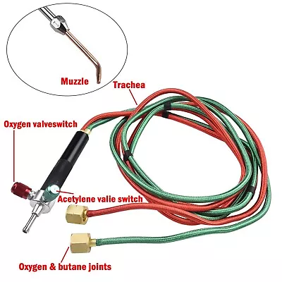 Portable Mini Gas Welding Acetylene Torch For Metal Sculpture And Glass Blowing • $56.52