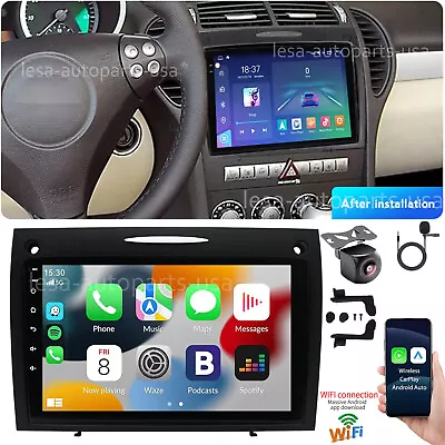 Android 13 32G CarPlay Car Stereo Radio GPS Navi For Mercedes Benz SLK 2004-2010 • $155.83