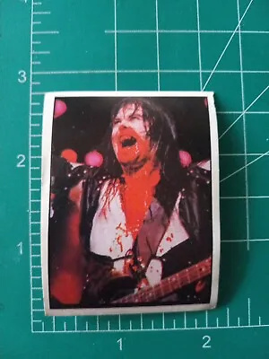 1984 ROCK STAMP MUSIC CARD STICKER Brazil BLACKIE LAWLESS WASP #60 • $7.99