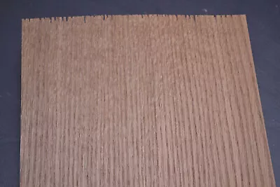 Fumed Oak Raw Wood Veneer Sheet 9 X 40 Inches 1/42nd Thick             F7627-50 • $5.99