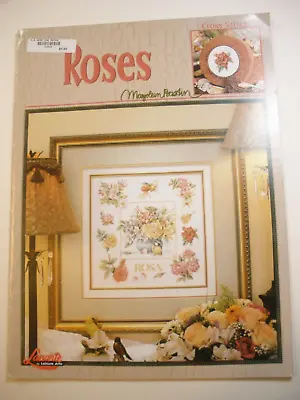 Marjolein Bastin Roses Flowers Floral Cross Stitch Pattern Lanarte Leaflet 3279 • $22.99