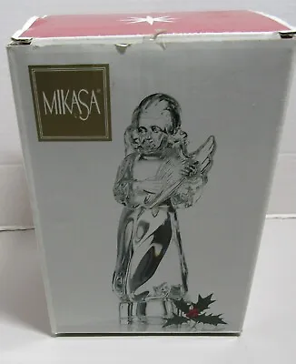 Mikasa Lead Crystal Angel With Harp Figurine Herald Collection Made In Germany • $12.99