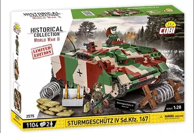 COBI 2575 Sturmgeschütz IV Sd.Kfz 167 LIMITED Edition 1:28 Military Bricks WWII • $455.23