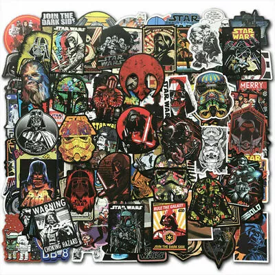 100Pcs Star Wars Vinyl Stickers Pack Car Motorcycle Racing Helmet UTV Decals Lot • $9.99