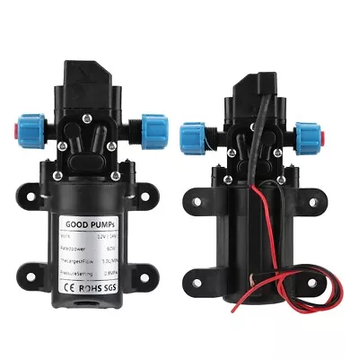 12V/60W Water Pump 5L/Min Micro Diaphragm Pump For Caravan Camping Boat⁺ • £20.20