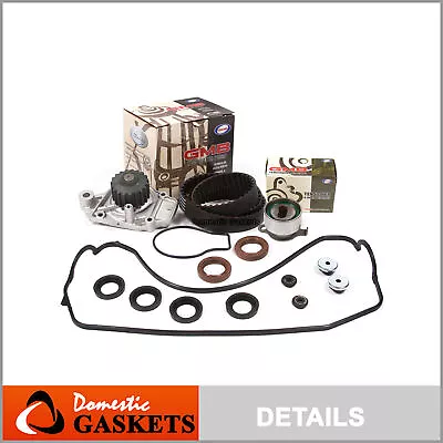 Timing Belt Water Pump Valve Cover Kit Fit 88-91 Honda Civic CRX Si 1.6 D16A6 • $79.28