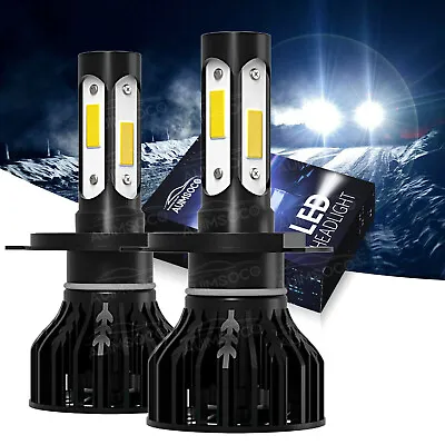 9003 H4 LED Headlight Bulbs Car & Truck Parts High&Low Dual Beam Kit 6000K White • $24.99