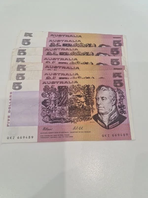 $26.95 • Buy Australian Paper Five Dollar Banknote (1x $5 Note)