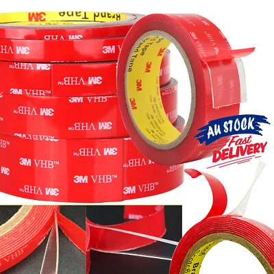 NEW 3M High Strength VHB Adhesive Tape Transparent Clear Acrylic AU Double-sided • $8.45