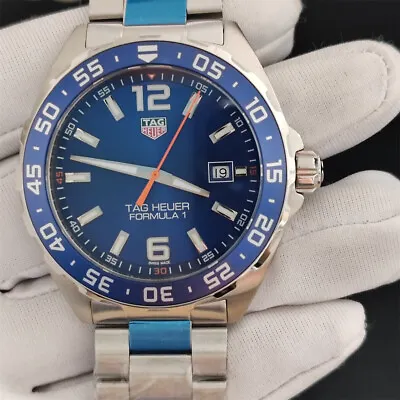 Tag Heuer Formula 1 Blue Sunray Dial S-Steel Men's 43mm Watch WAZ1010.BA0842 • $849.99