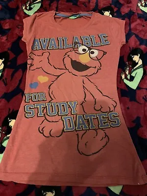 £1 • Buy Sesame Street Elmo T Shirt Size 6