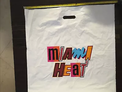 Miami Heat Basketball Official Shopping Bag New Logo & Colors Aproxitmitly 20x20 • $18.50