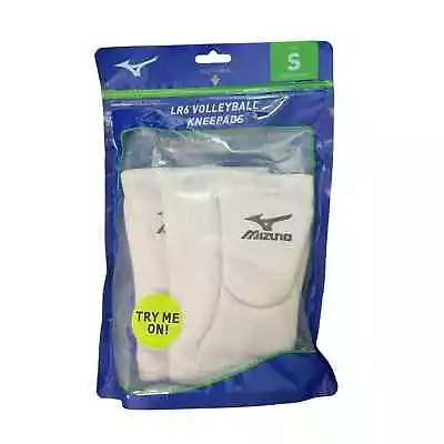 Mizuno LR6 Volleyball White Kneepads Size Small Black Logo New In Package • $18