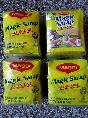 4 DZN Maggi Magic Sarap All In One Seasoning Granules Total 48 Sachet FREE S/H • $27.99