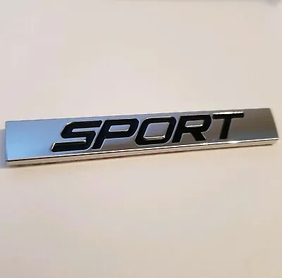 Sport Metal Black Silver Badge Styling Emblem For Jaguar S X F Type XK XJ XF XE  • £4.95