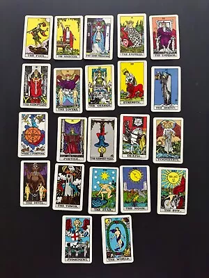 Vintage MINIATURE ALBANO WAITE TAROT CARDS RARE No Box • $80