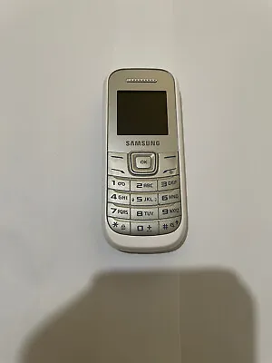 Samsung GT-E1200 - White (Tesco/O2) Mobile Phone Good Condition • £19.99