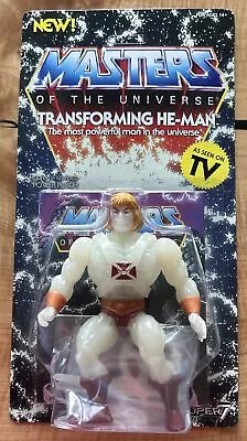 2019 Masters Of The Universe TRANSFORMING HE-MAN Super 7 Unpunched 5.5  Figure • $68.99