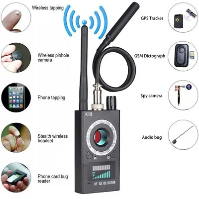 Professional GSM / GPS Tracker Detector Car Sweeper RF Bug Hidden Camera Finder • $52.99