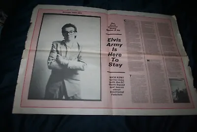 Elvis Costello Vintage Press Advert 1979 • $3.74