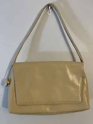 Monsac Tan Leather Double Strap Flap Shoulder Bag • £21.23