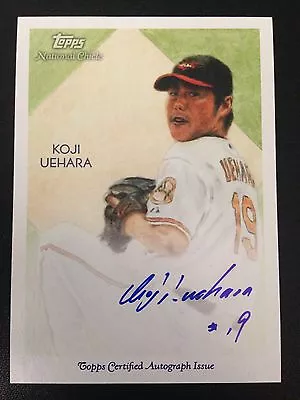 2010 Topps National Chicle Koji Uehara #nca-ku Auto Signed Autograph Japan • $29.99