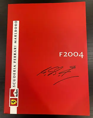 Michael Schumacher Signed Autograph F2004 Scuderia Ferrari Press Kit Media Map • $899