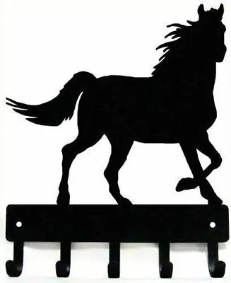 Horse #7 Key Rack/Hanger & Organizer With 5 Hooks - Large 9 Inch Wide Made USA • $22.99