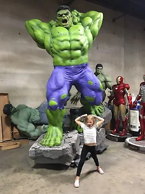 Life Size Marvel Incredible Hulk 12 FEET TALL 1:1 Full Size Statue Prop • $24995