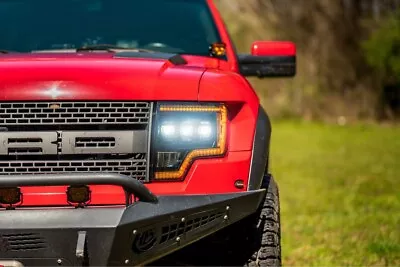 2009-2014 Ford F-150 And Raptor: Morimoto XB LED Headlights (Amber DRL) • $1450