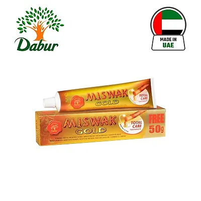 Dabur Miswak Gold Toothpaste Natural Herbal Extract Meswak Tooth Paste 170g/6 Oz • $10.79