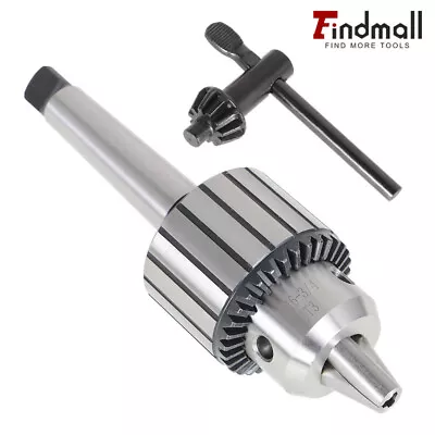 $30.09 • Buy Findmall 3/4  Heavy Duty Drill Press Chuck MT3 Taper With Chuck Key 3MT Shank