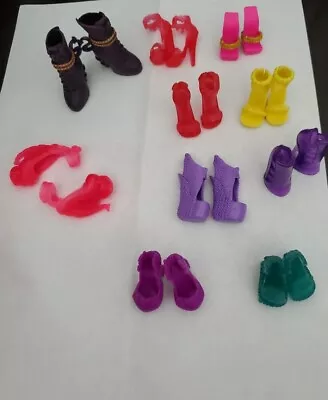 Monster High Lot Of 10  Pairs Of Shoes • $35