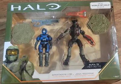 Halo Infinite Series 2 Figure Pack & Weapon Jazwares - SPARTAN MKV + JEGA MISB • $74.90