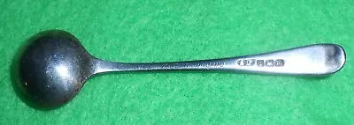 Sterling SALT SPOON 2 1/8  3g  SL Anchor Lion W Symbols • $10.25