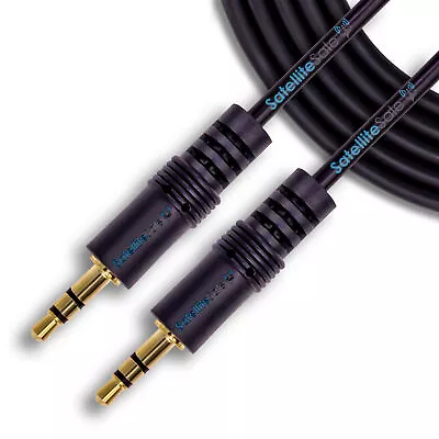 SatelliteSale 3.5mm Jack Male To Male Audio Stereo Cable Aux Cord (6 Feet) • $7.19