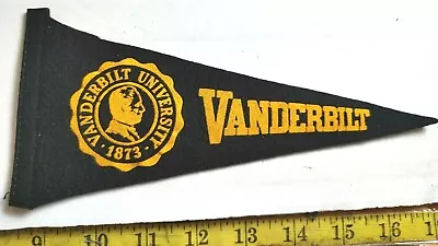 Vintage Vanderbilt University Felt Pennant 8.5  {cs439} • $48