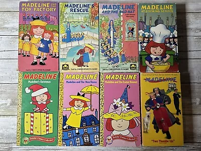 Madeline Lot Of 8 Vintage 90's VHS TAPES Christmas Easter Cooking School + More • $28.18