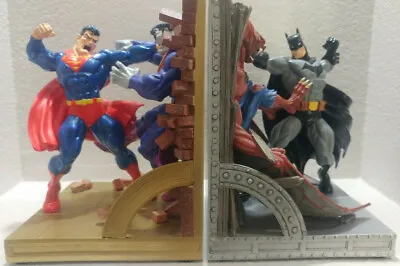 Superman & Barman Deluxe Bookends DC Direct Very Rare 414 Of 750 • $959