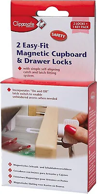 Clippasafe Magnetic Cupboard & Drawer Locks • £4.50