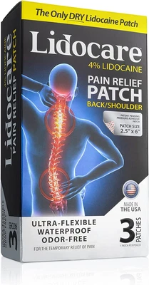 $20.15 • Buy Blue Emu Lidocare Relief Patch For Back And Shoulder Strain Fast Acting, 3 Count