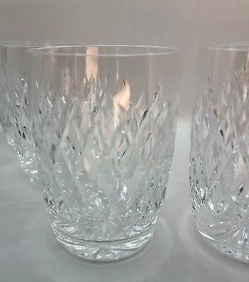 Waterford  Boyne 12oz Tumblers 4.5  Lead Crystal Set Of 6 Old Fashioned Glasses • $222