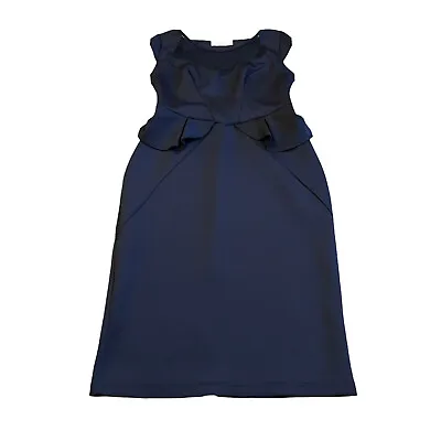 £13.55 • Buy Dorothy Perkins Womens Navy Blue Peplum Style Dress Size 10UK