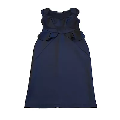 £13.55 • Buy Dorothy Perkins Womens Navy Blue Peplum Style Dress Size 10UK