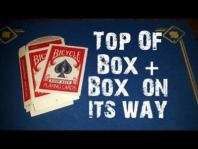 Magnetic Top Of Box Gimmick+Box  Card Trick/Magic Trick • £12